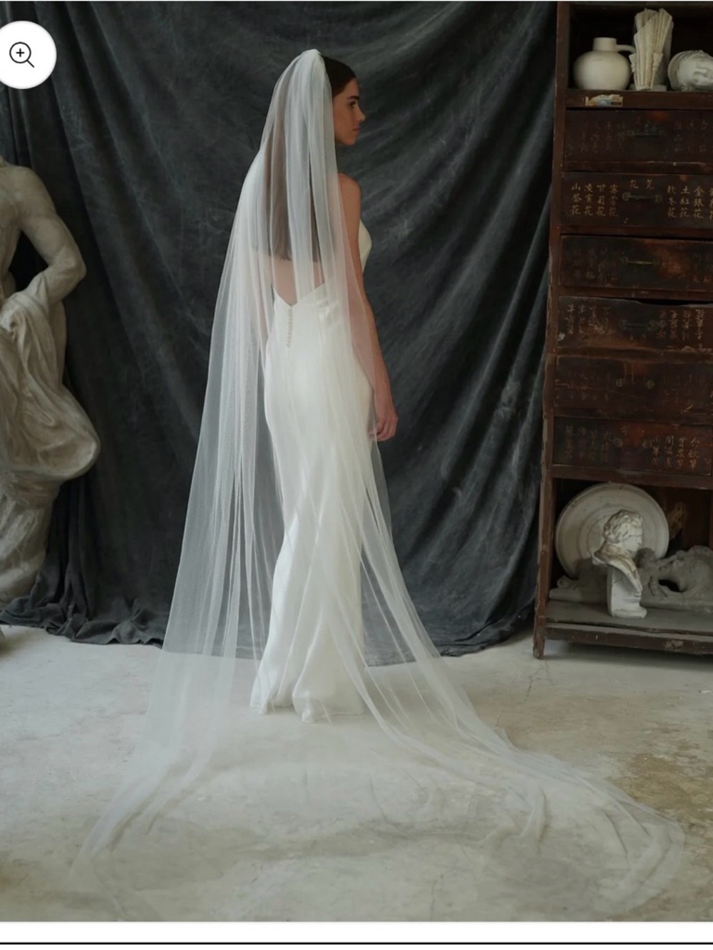 Calily The Mia Veil Light Ivory